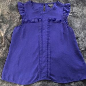 Nicole Miller sleeveless chiffon blouse